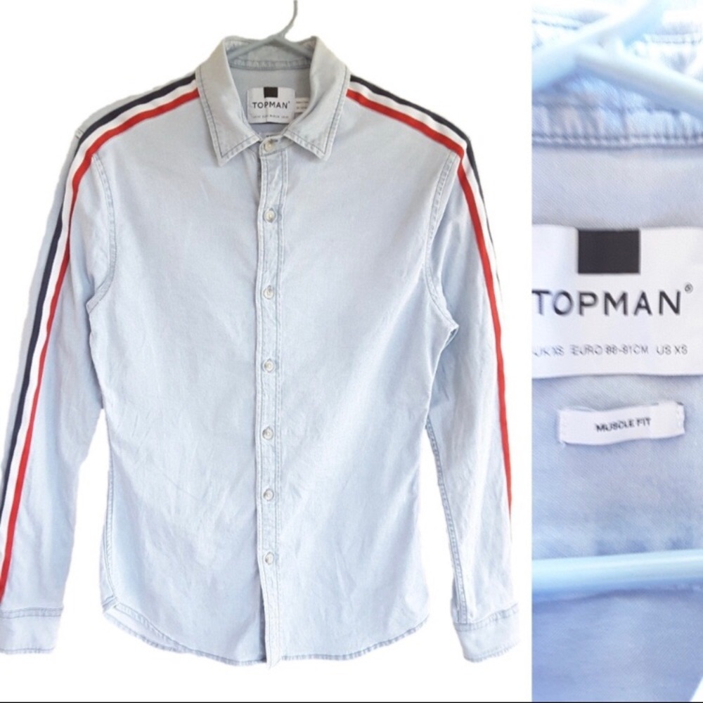 EXCLUSIVE | Topman Denim Shirt (XS)